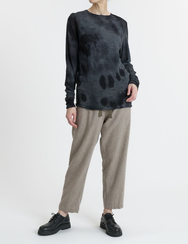 52 トップグレー×ブラックムラ染