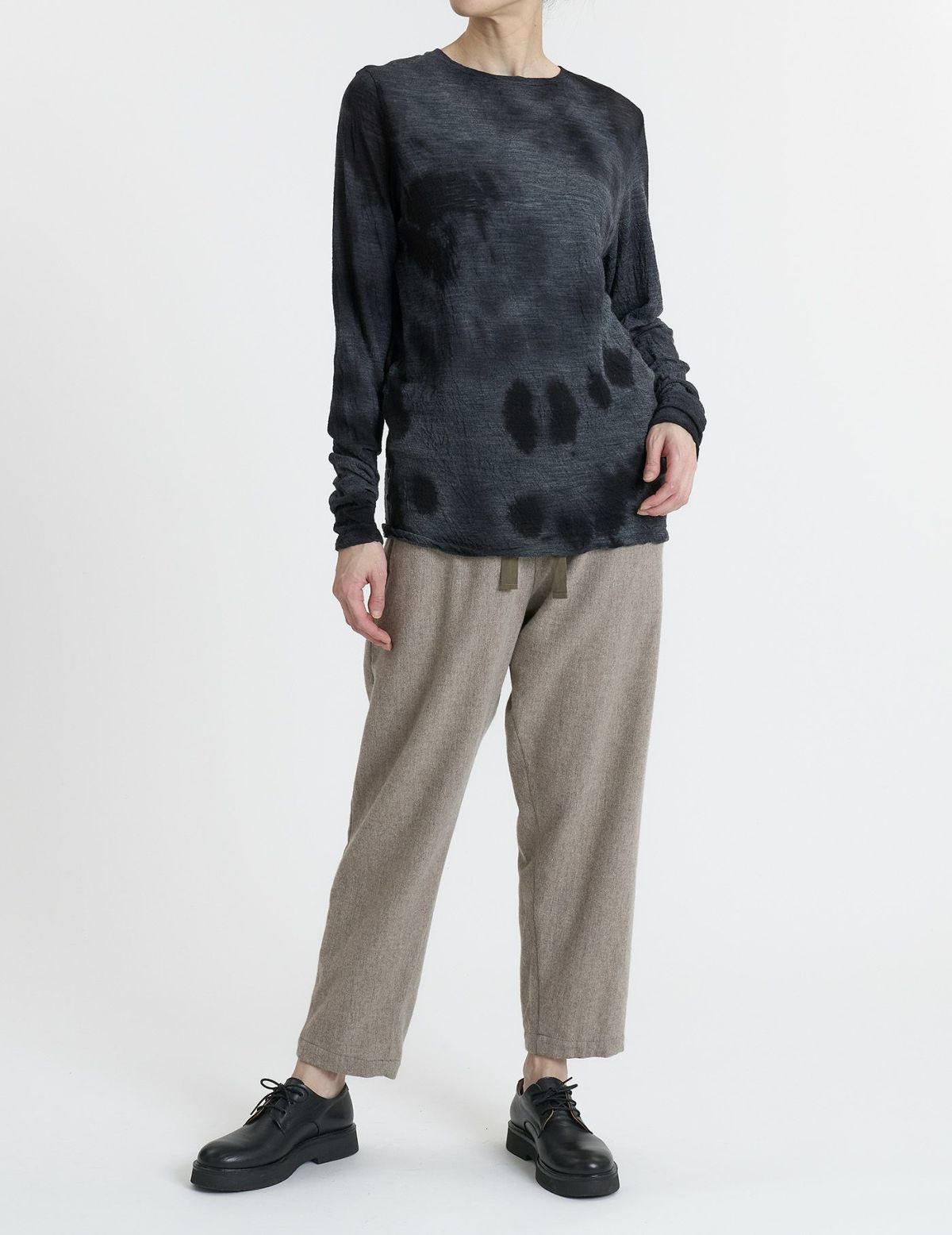 52 トップグレー×ブラックムラ染