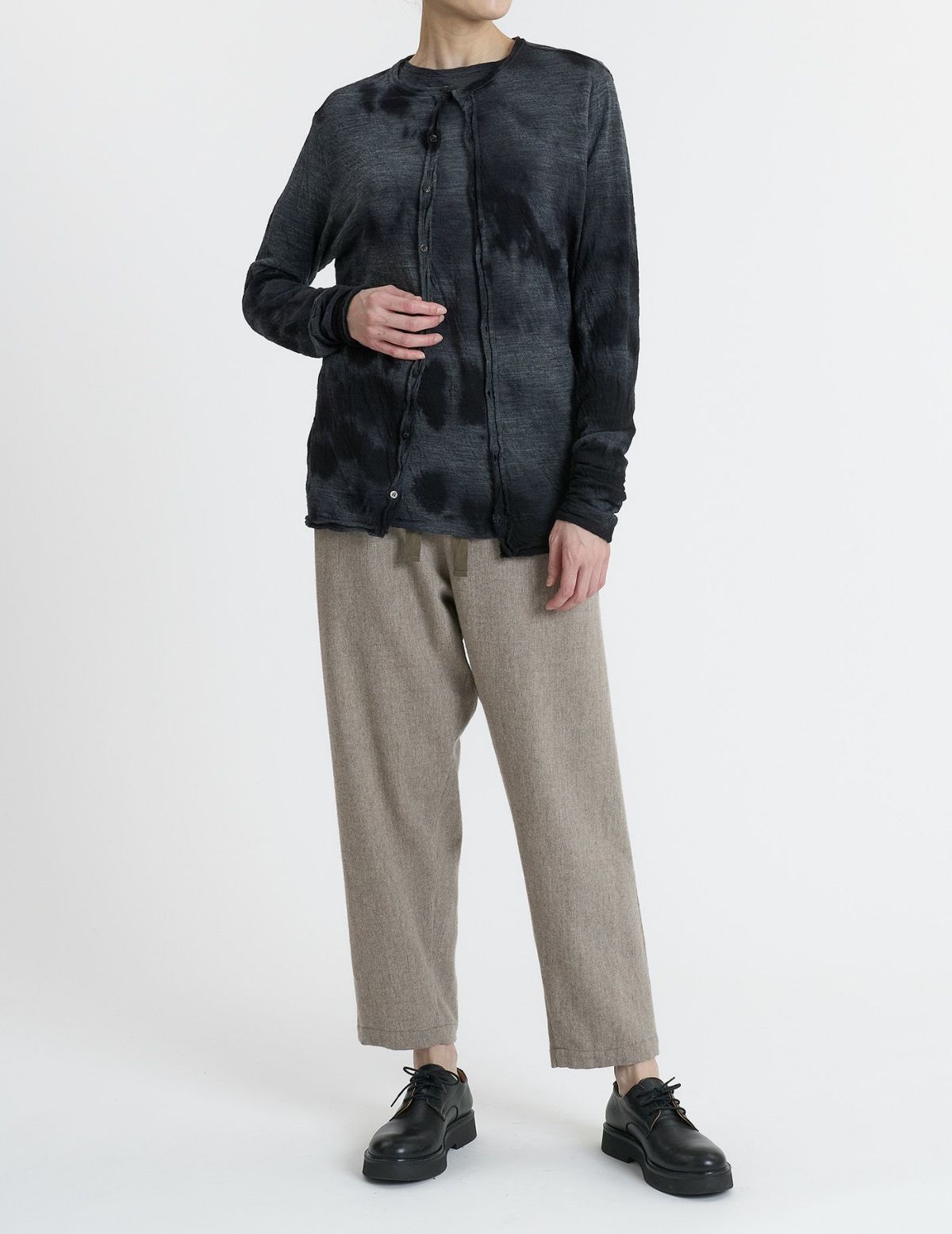 52 トップグレー×ブラックムラ染