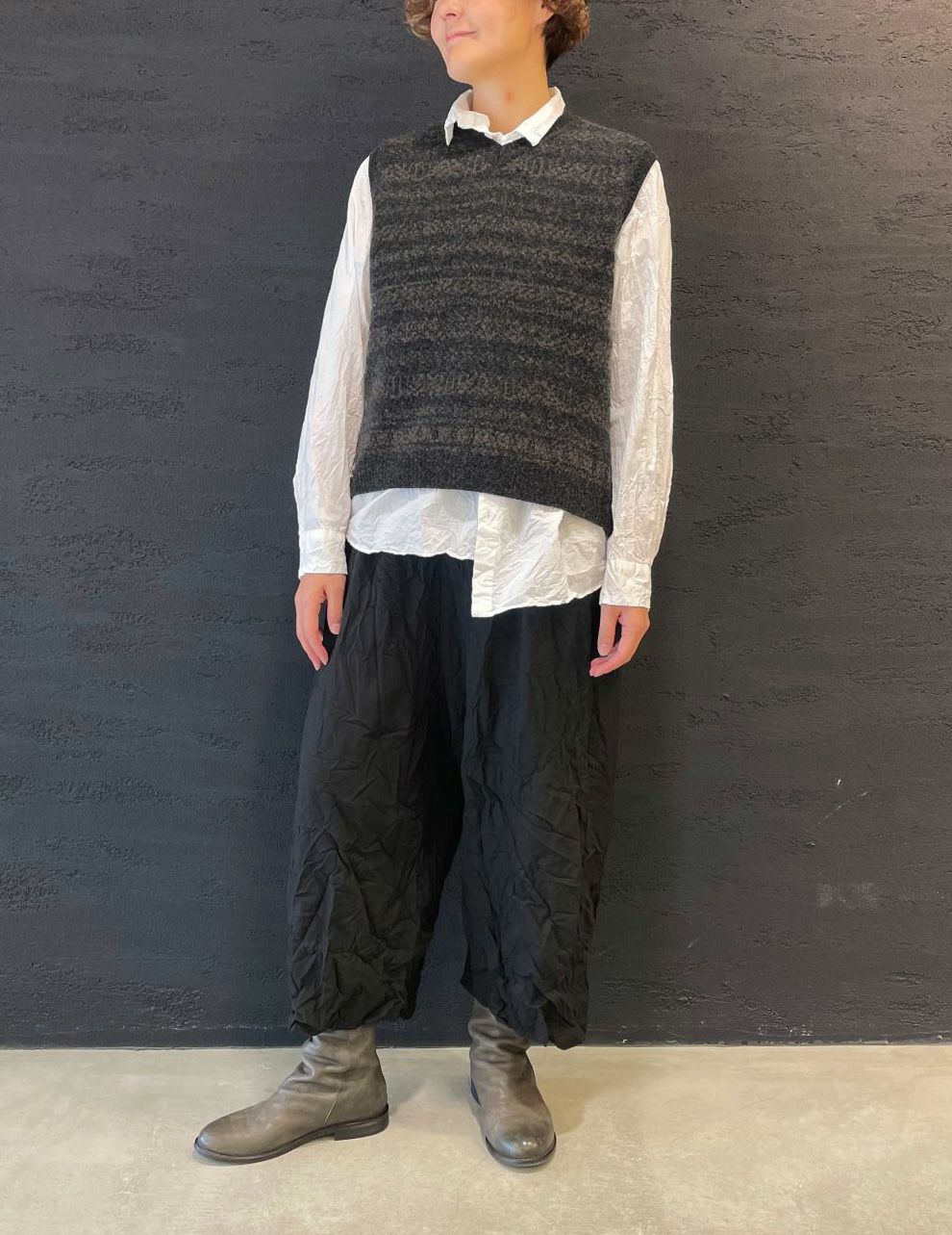 53 チャコール/36size：スタッフ162㎝