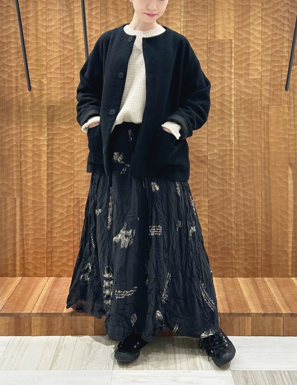 04 アイボリー/36size：スタッフ158㎝