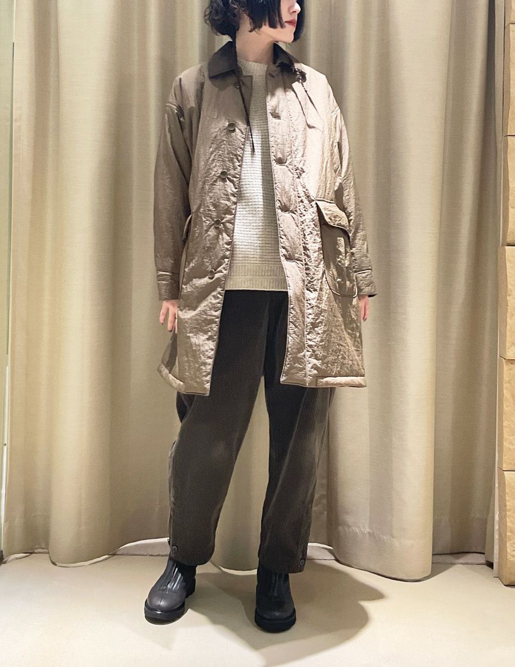 04 アイボリー/36size：スタッフ160㎝