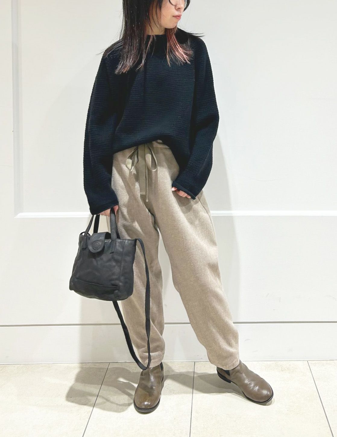 90 ブラック/36size：スタッフ158㎝