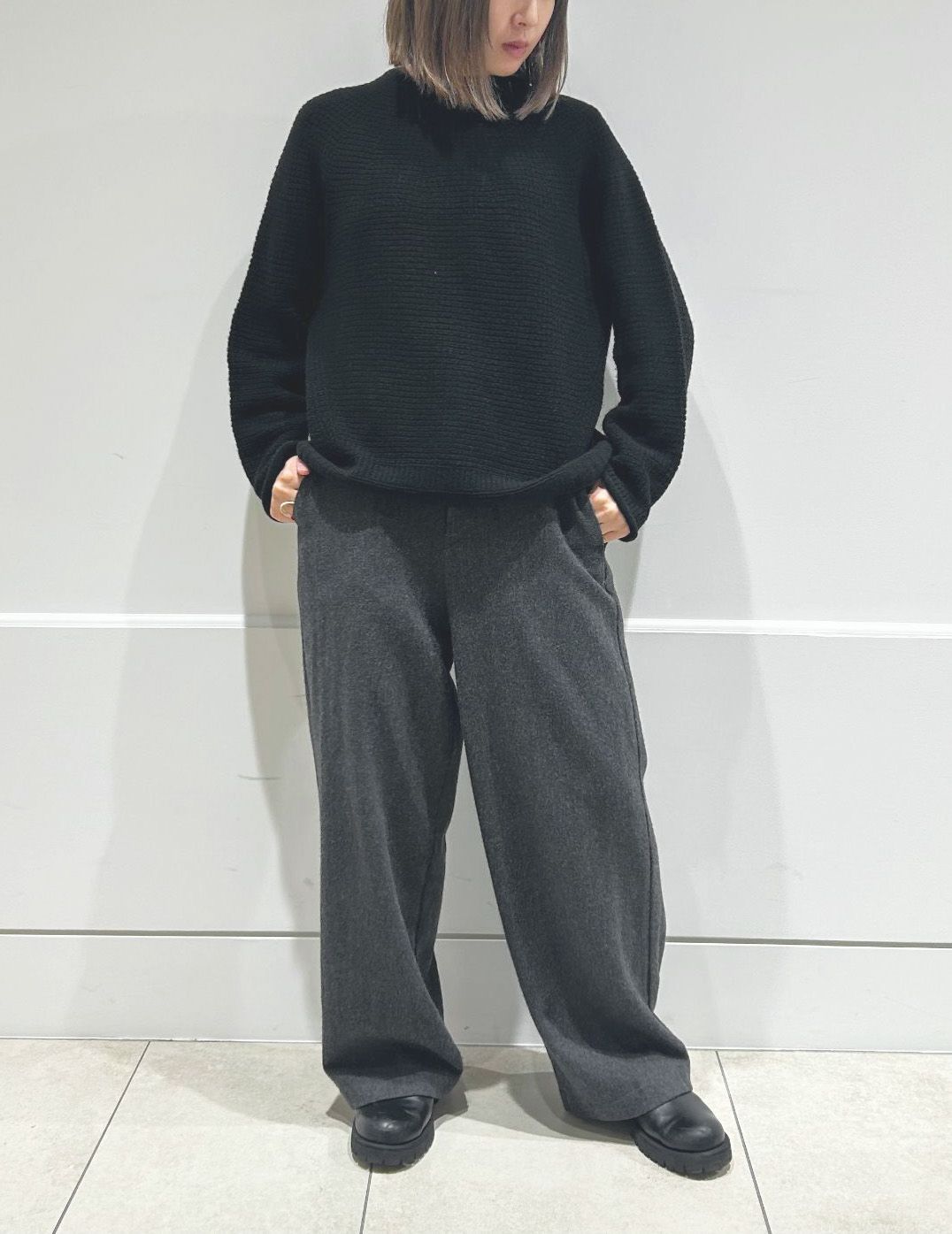 90 ブラック/36size：スタッフ160㎝