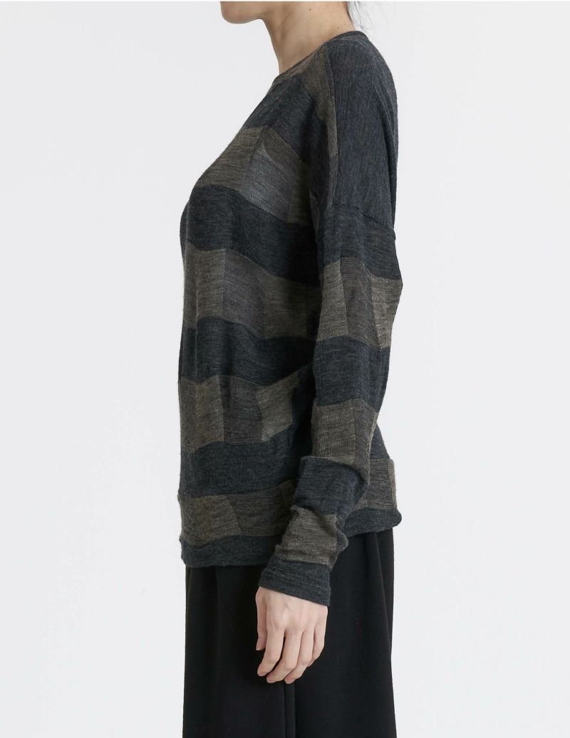 64 チャコール×ベージュ