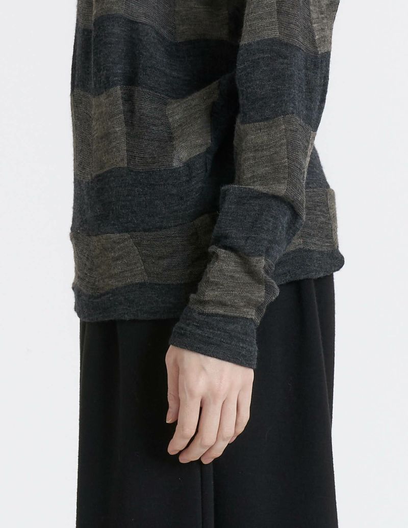 64 チャコール×ベージュ