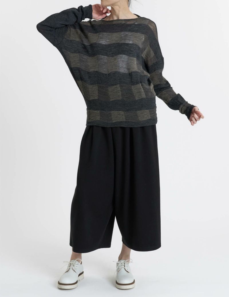 64 チャコール×ベージュ