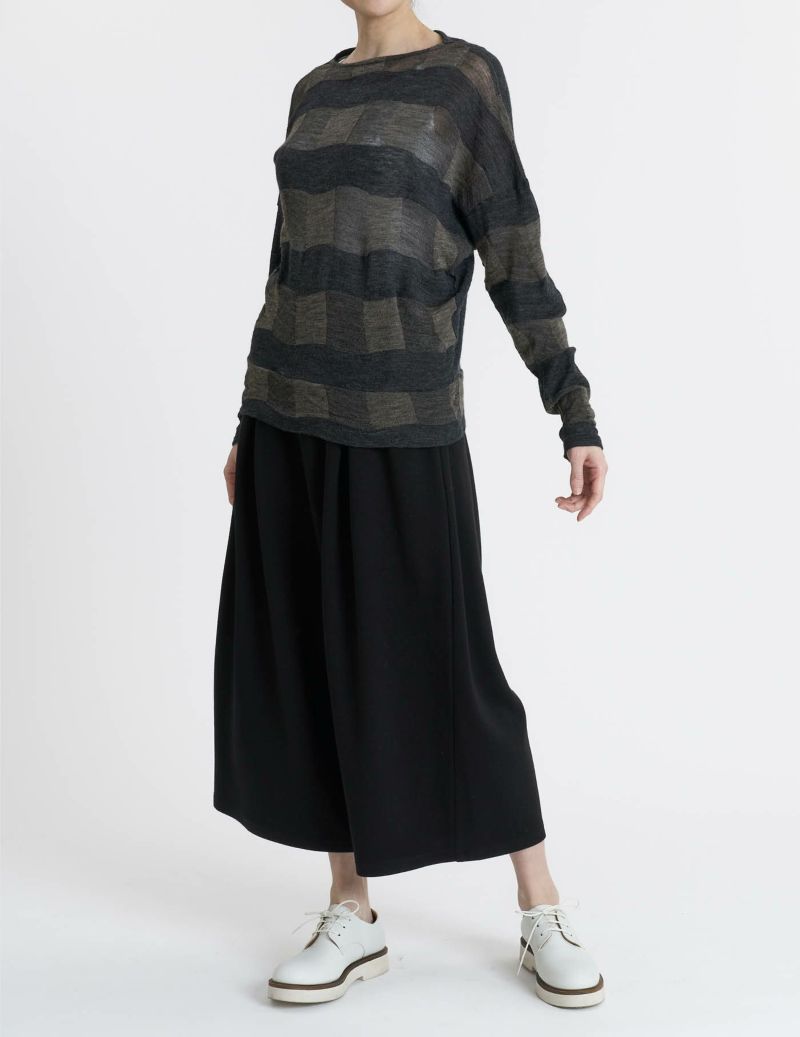 64 チャコール×ベージュ