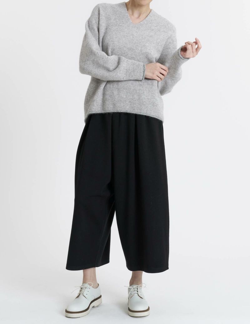 カシミヤブレンドウール Vネックプルオーバー | (パドカレ)公式