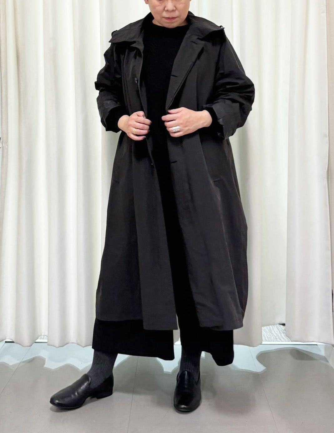 90 ブラック/36size：スタッフ154㎝