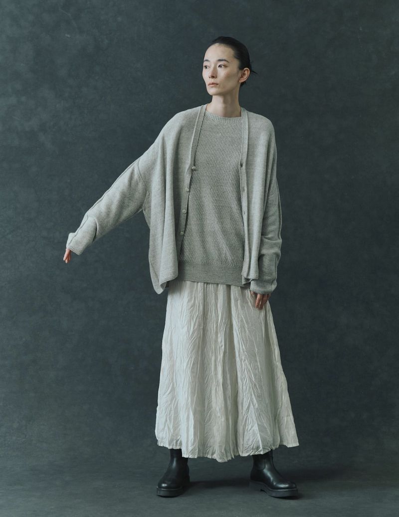 【未使用】パドカレ　 ロングカーディガン　カーディガン　コーディガン 2.6(Fri)18:00販売スタート】オーガニックコットン・ウール製品染