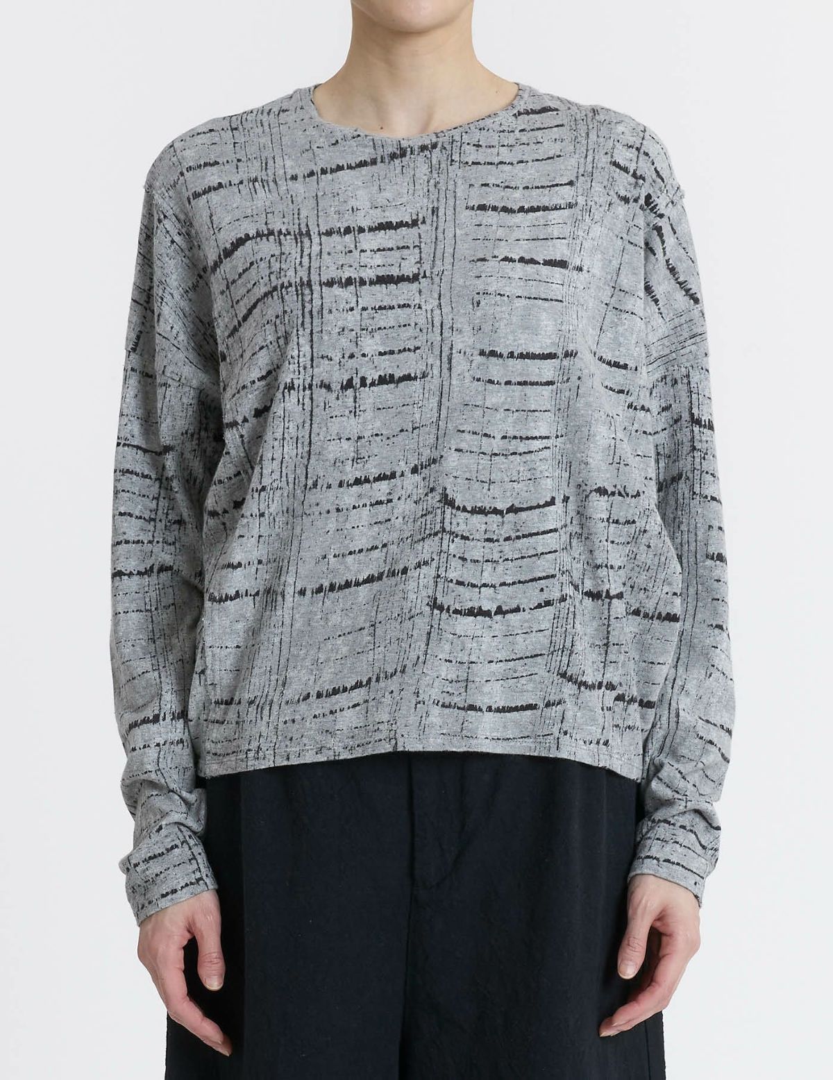 52 トップグレー×グレーｐｔ/36(M)size：モデル 169cm