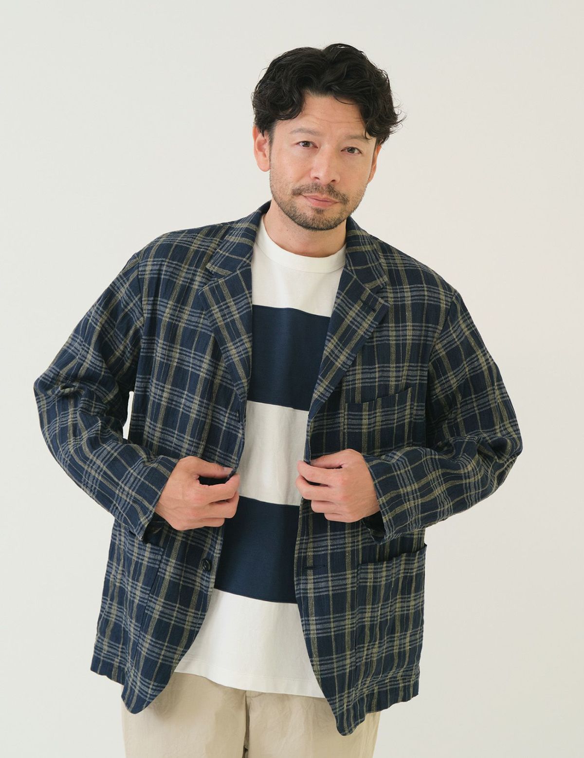 20 ネイビー　Msize：モデル180㎝