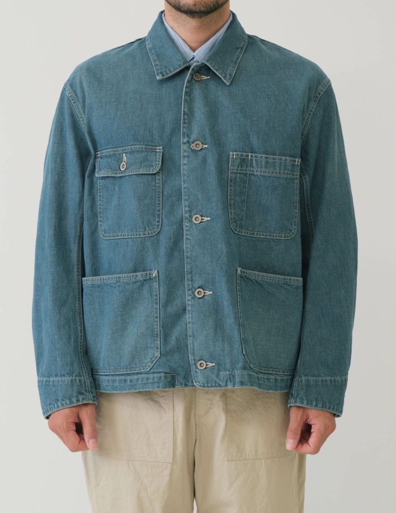 2.6(Fri)18:00販売スタート】11ozデニムショートカバーオール