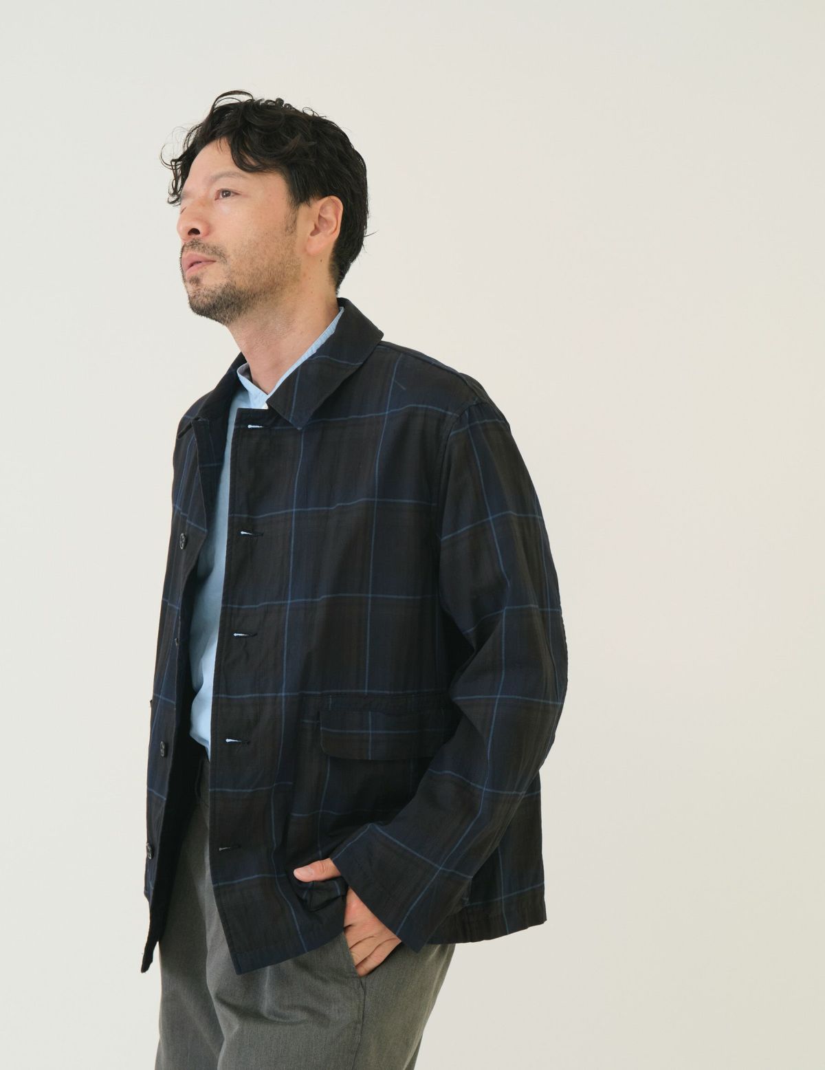 20 ネイビー　Msize：モデル180㎝